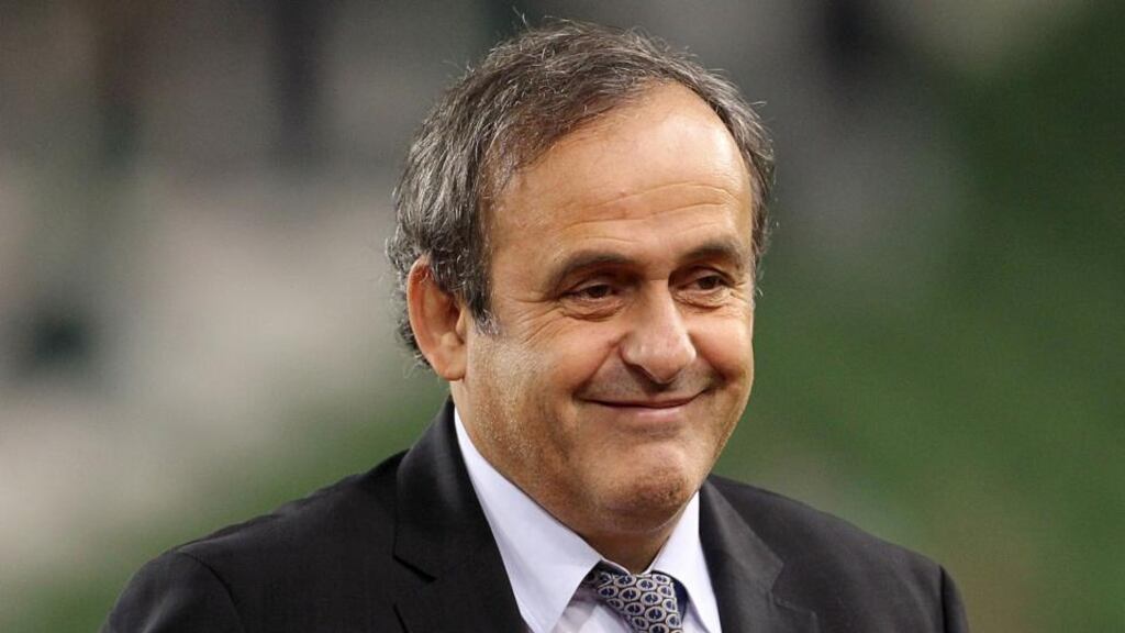 Uefa president Michel Platini. Photograph: Niall Carson/PA