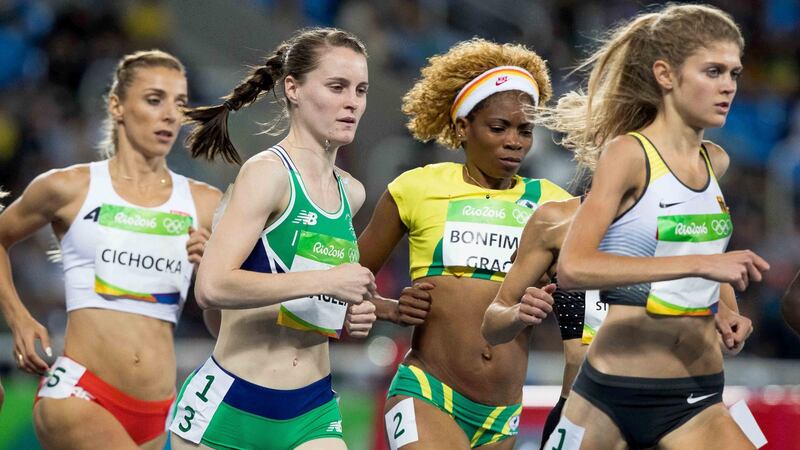Ciara Mageean in action during the 1500m heats at the Rio Olympics in 2016. Photograph: Morgan Treacy/Inpho