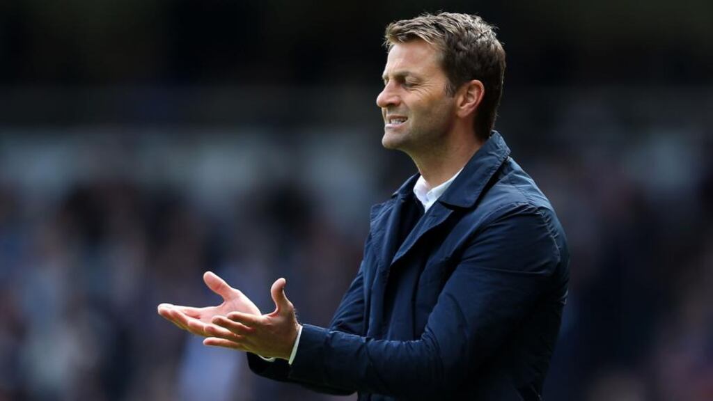 Tim Sherwood has parted company with Tottenham, club chairman Daniel Levy has announced.  Photograph: Stephen Pond/PA Wire