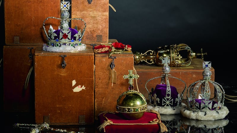 A replica set of the British Crown Jewels went for £30,000 at Sotheby’s