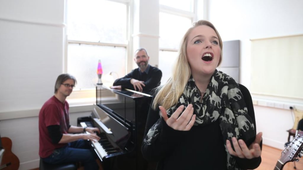 Andrew Synott, John Breen, Chloe Morgan at the DIT conservatory