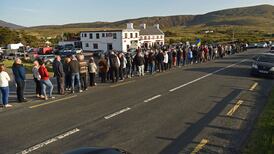 ‘We’ll bring him home, le cúnamh Dé’: Finbar Cafferkey remembered at Achill memorial
