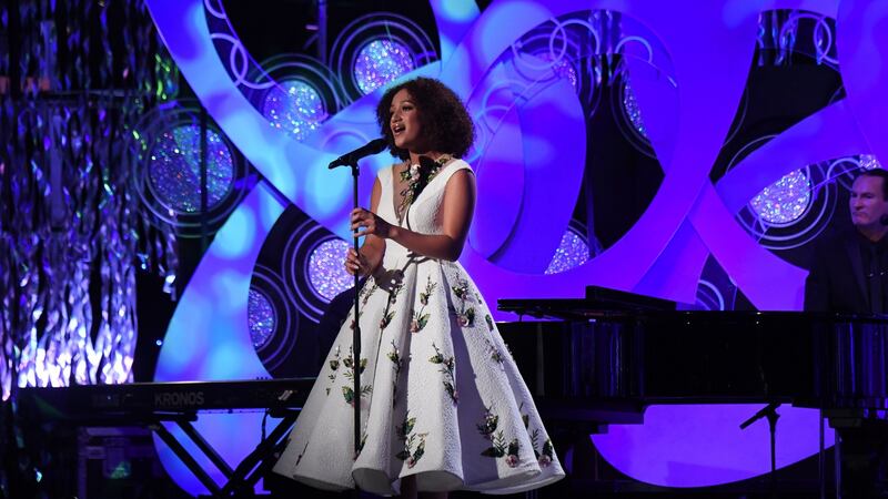 Waterford Rose Kirsten Mate Maher on stage in the Dome. Photograph: Domnick Walsh