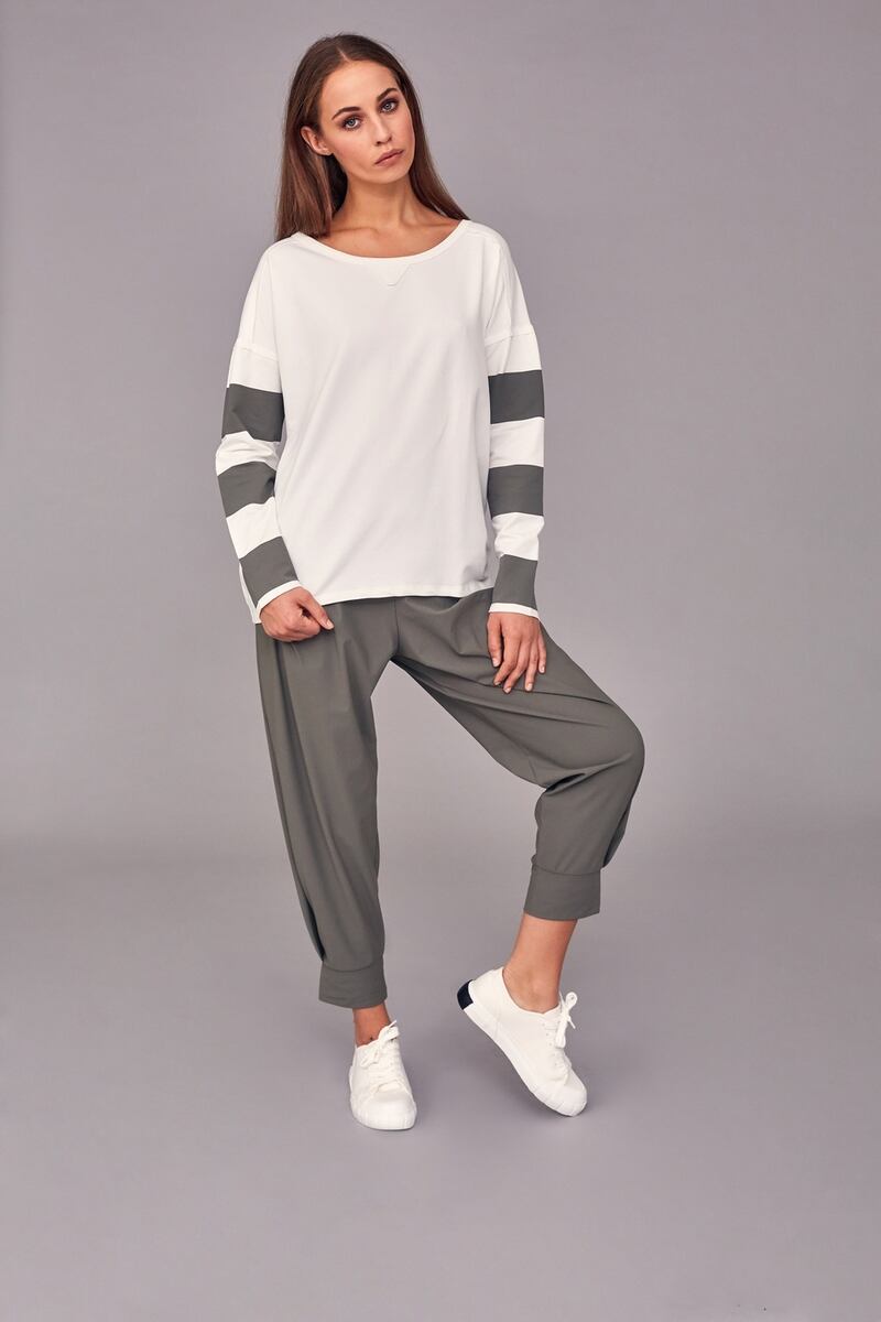 Top €59, tuck pocket trousers €120