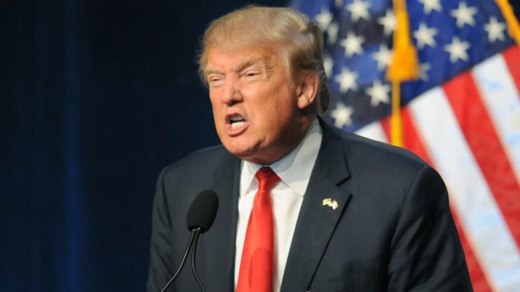 Republican presidential candidate Donald Trump: Twitter questions. Photograph: Steve Pope/Getty Images