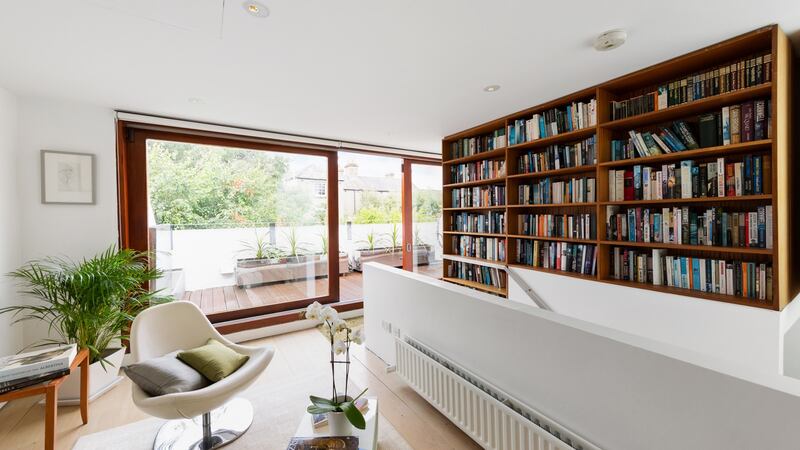 Living area in extended third floor