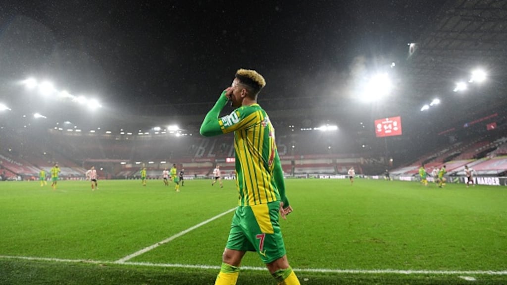 Callum Robinson last featured for West Brom at the start of last month, and has only managed three goals this season. File photograph: Getty Images