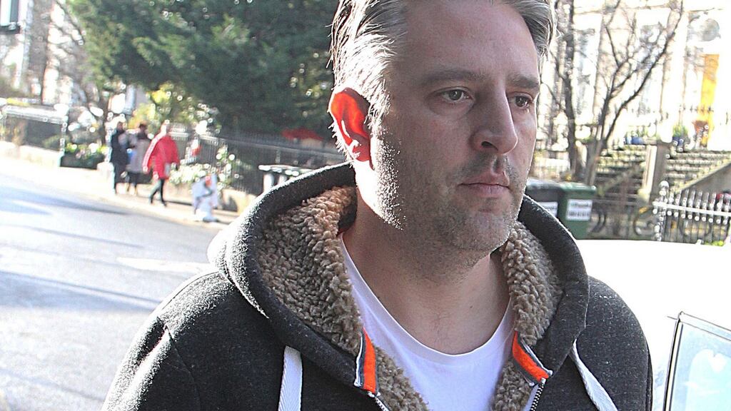 David Piele (40), a UK National with an address at Rectory Way in Bray, Co Wicklow, was brought before Dun Laoghaire District Court where he was charged with deception. Photograph: Stephen Collins / Collins Photos