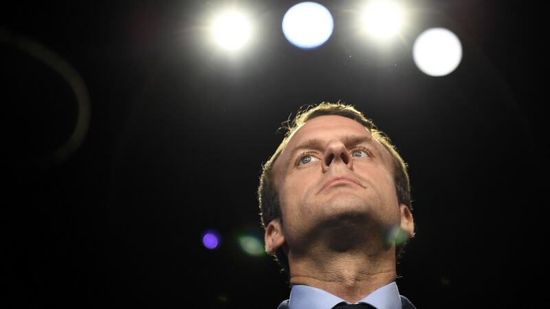 Emmanuel Macron: he claims to be “neither left nor right”. Photograph: Getty Images