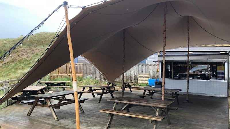 Harrys, on the beach at Portstewart strand.