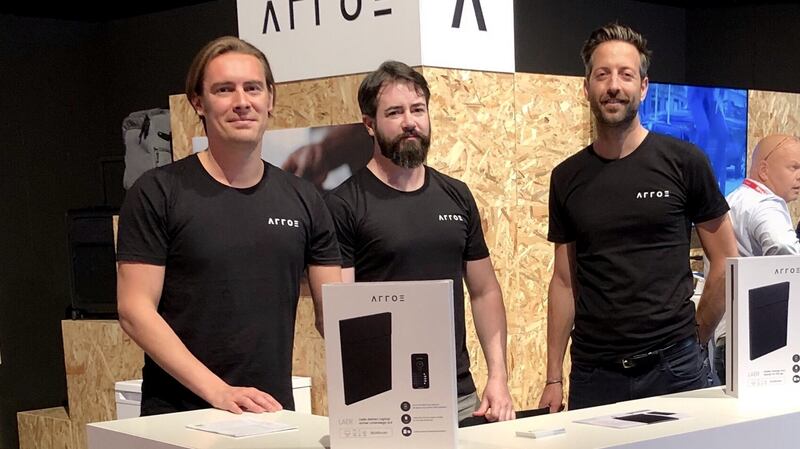 Arroe co-founders Eoin Cooney, Niall McGuinness and Randolph Manderstam