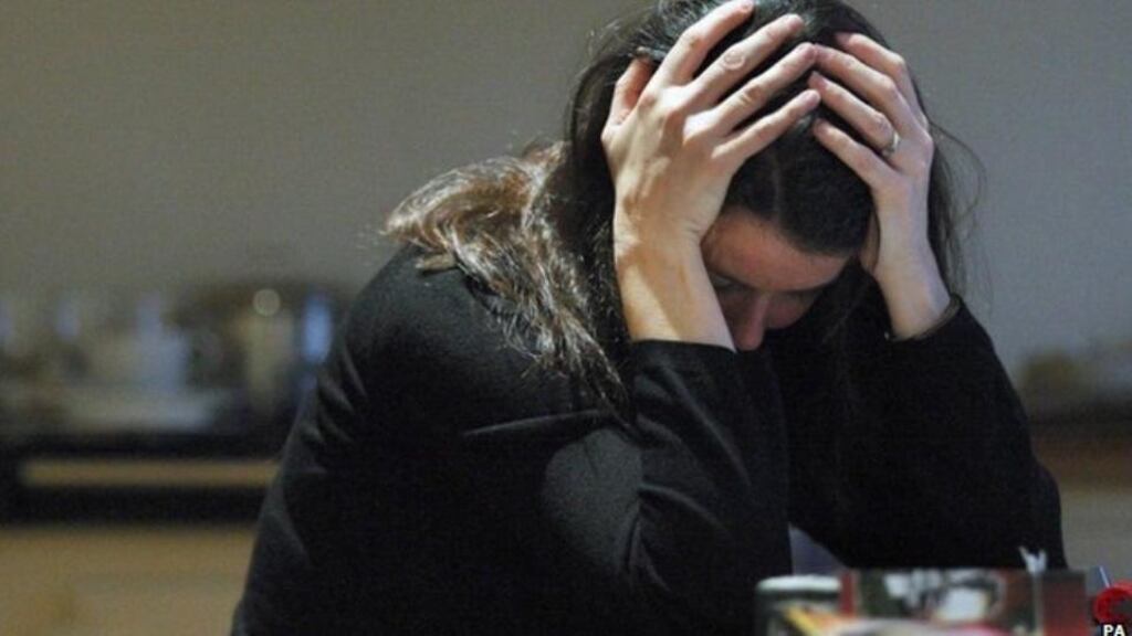 Violence against children in homes where women have been abused has soared by 55 per cent, it has emerged. Photograph: PA