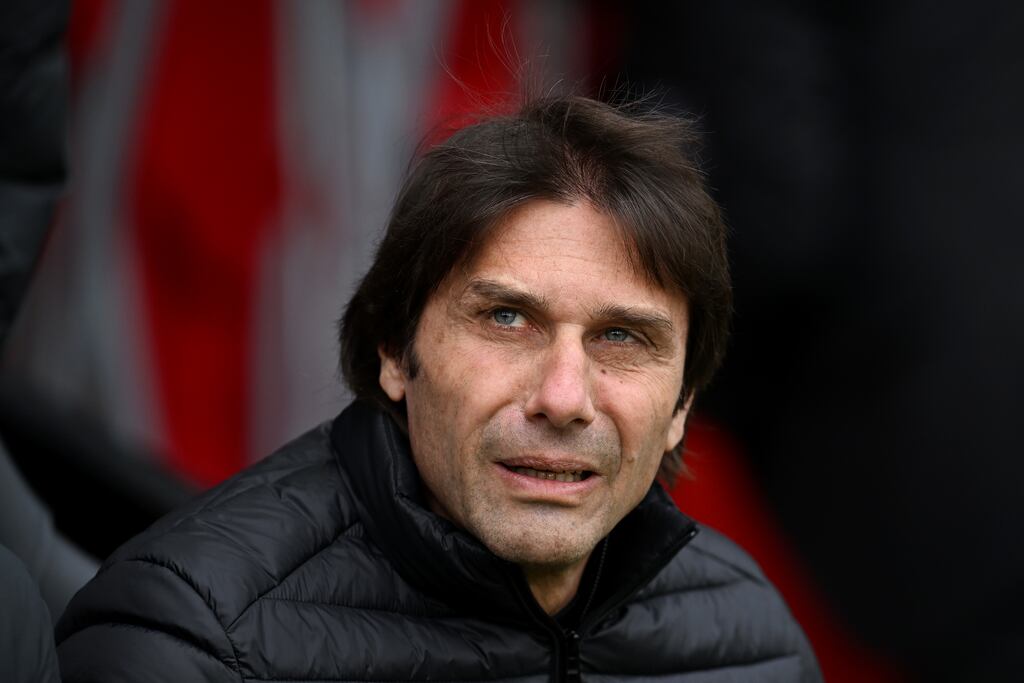 Antonio Conte: unhappy with Tottenham situation. Photograph: Mike Hewitt/Getty