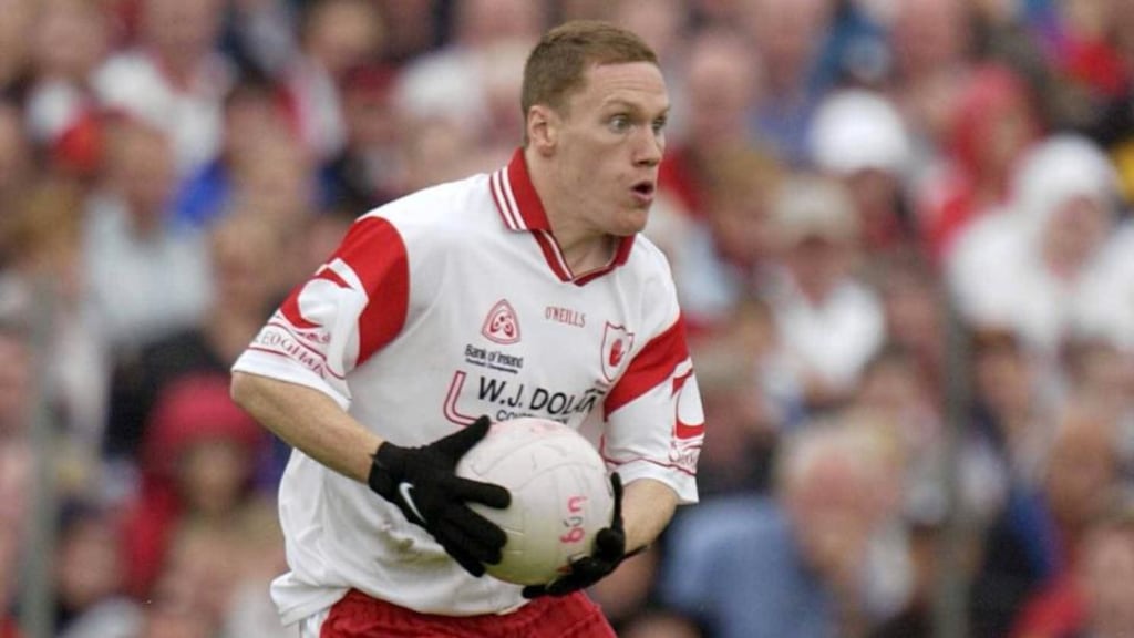 Gaelic footballer Cormac McAnallen, who died from Sads a year after winning the All-Ireland with Tyrone in 2003.  Photograph: Brendan Moran/Sportsfile