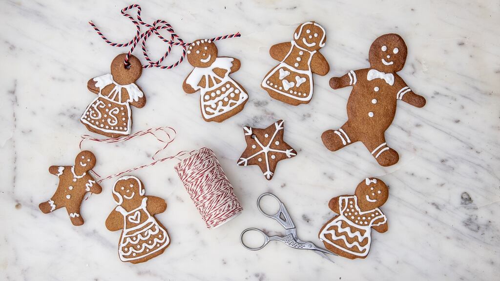 Gingerbread can be cut into every shape imaginable and decorated as delicately or as gaudily as you like