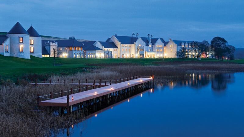 The five-star Lough Erne Resort sits on a 600-acre peninsula on the lake