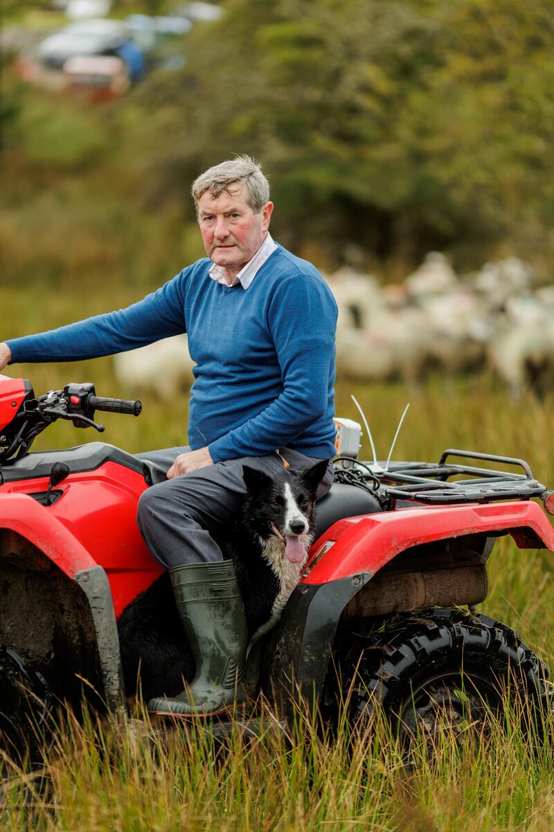 Farmer Gerry McGrourty on his land at Ballinaglera, Drumshambo, Co. Leitrim. Photograph: James Connolly.