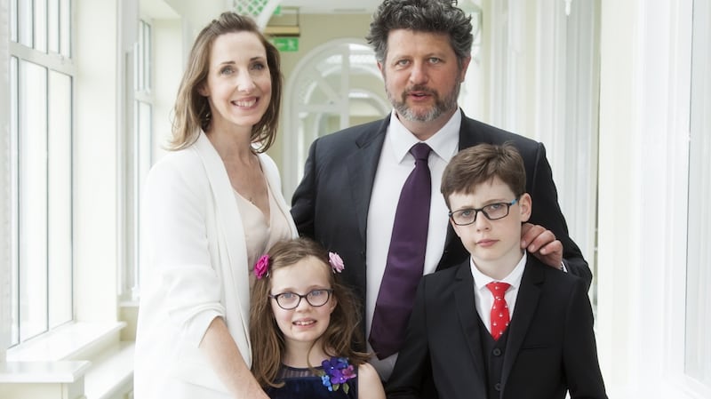 Laura Colleran and her family. “After four years in Galway we are still in a state of transition, paying ridiculously high prices for car insurance and little advancement up the property ladder”