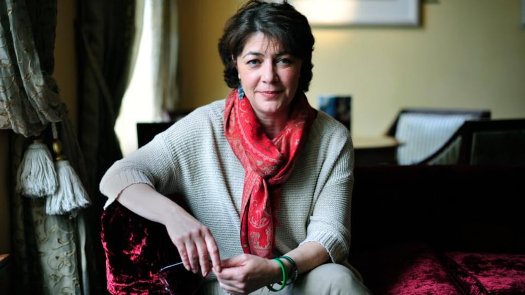 Syrian opposition figure Rafif Jouejati. Photograph: Aidan Crawley