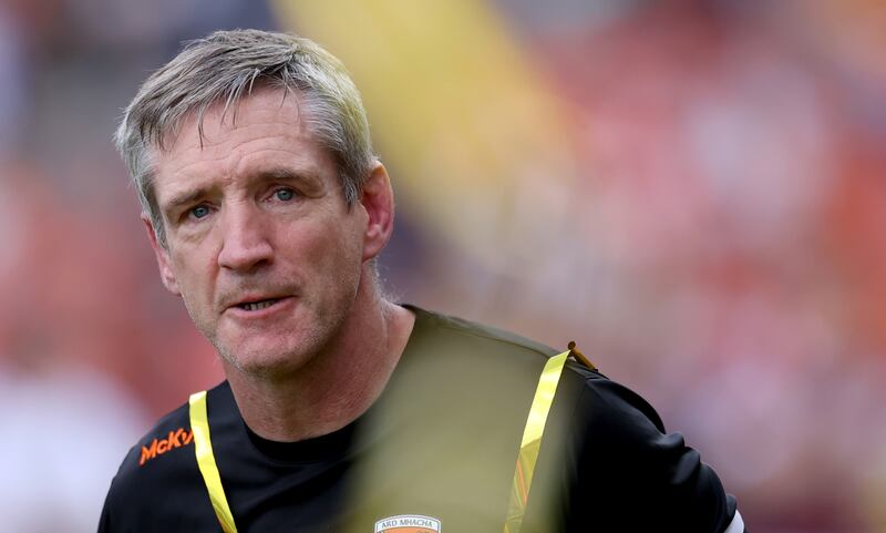 Kieran McGeeney: over time he assembled a fine squad and excelled in proper football management both of people and tactics. Photograph: James Crombie/Inpho