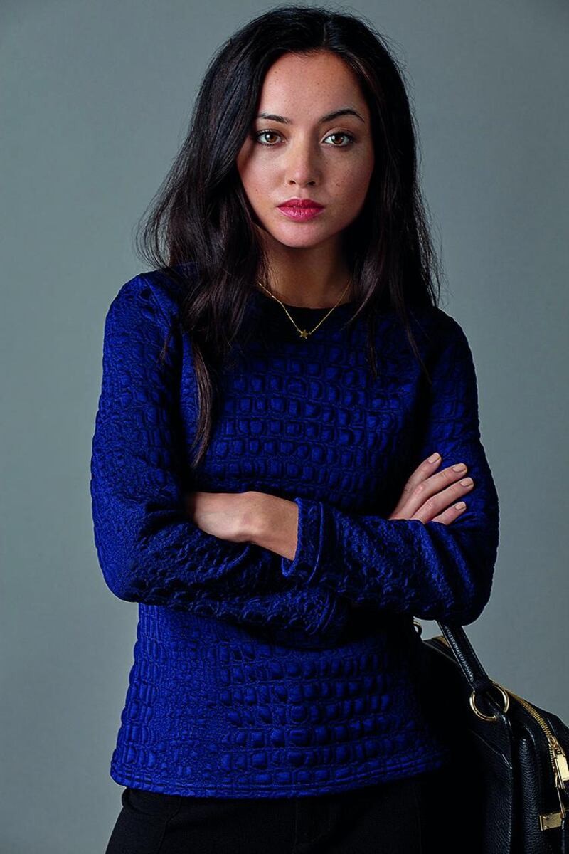 The Pym navy sweater by Jennifer Anne.