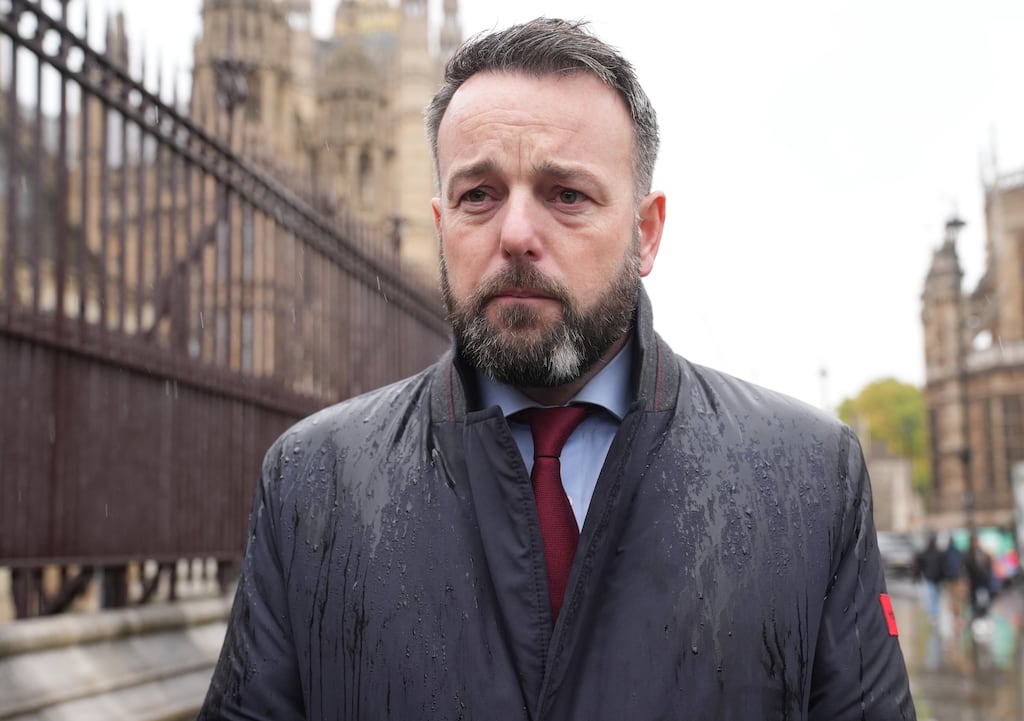 Colum Eastwood will accept a police warning as an alternative to prosecution. Photograph: Lucy North/PA Wire