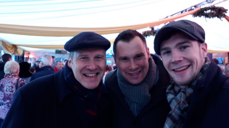 Ivan Yates and his sons, Andrew and John