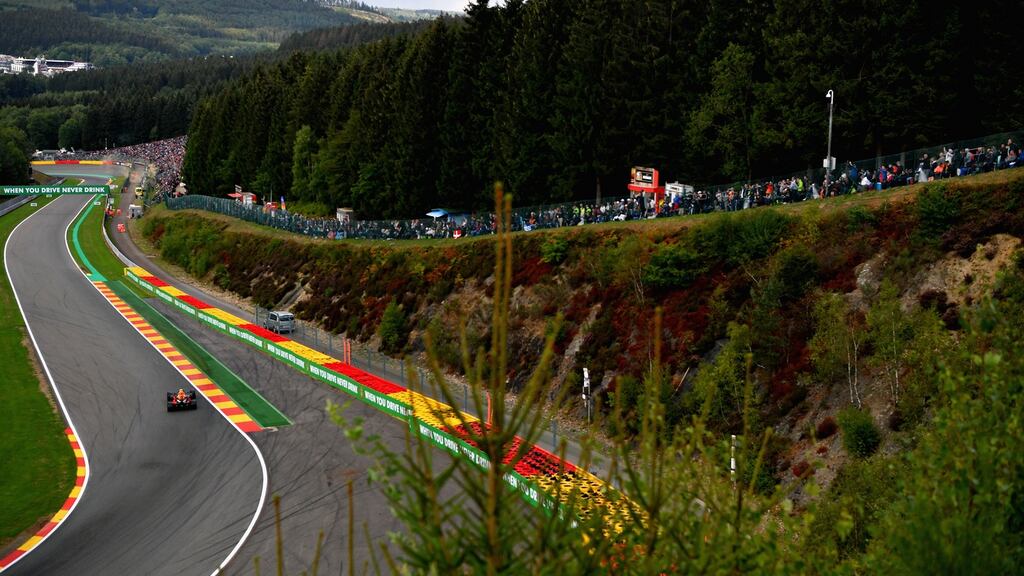 A general view of the Circuit de Spa-Francorchamps in Spa, Belgium. Photograph: Dan Mullan/Getty Images
