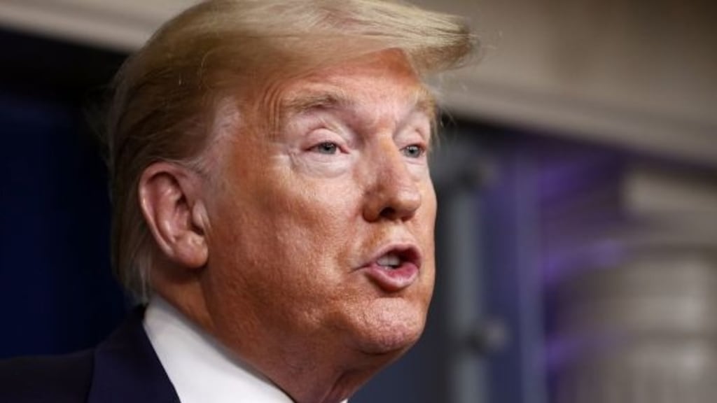 One of the many reasons the Trump presidency failed was because the American people voted in a man who hadn’t a bull’s notion how to do the job. Photograph: Alex Brandon/PA Wire