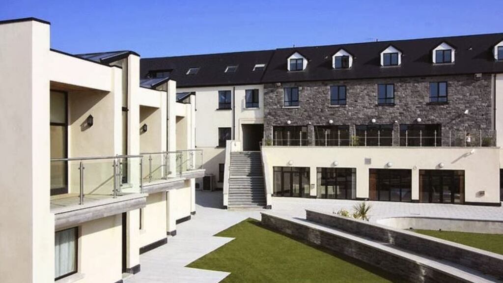 The Ocean Sands Hotel in Enniscrone, Co Sligo, which was evacuated early on Saturday morning after a fire broke out in the kitchen.