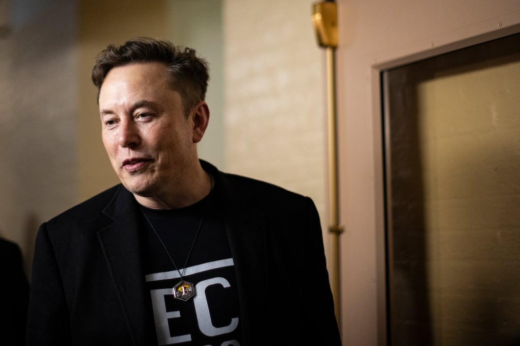 Tesla wants to Elon Musk to have an overall pay packet worth as much as $1 trillion. Photograph: Maansi Srivastava/The New York Times