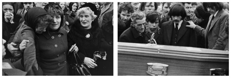 Funerals for the victims of Bloody Sunday. From Whatever You Say, Say Nothing. Photograph: Gilles Peress/Magnum
