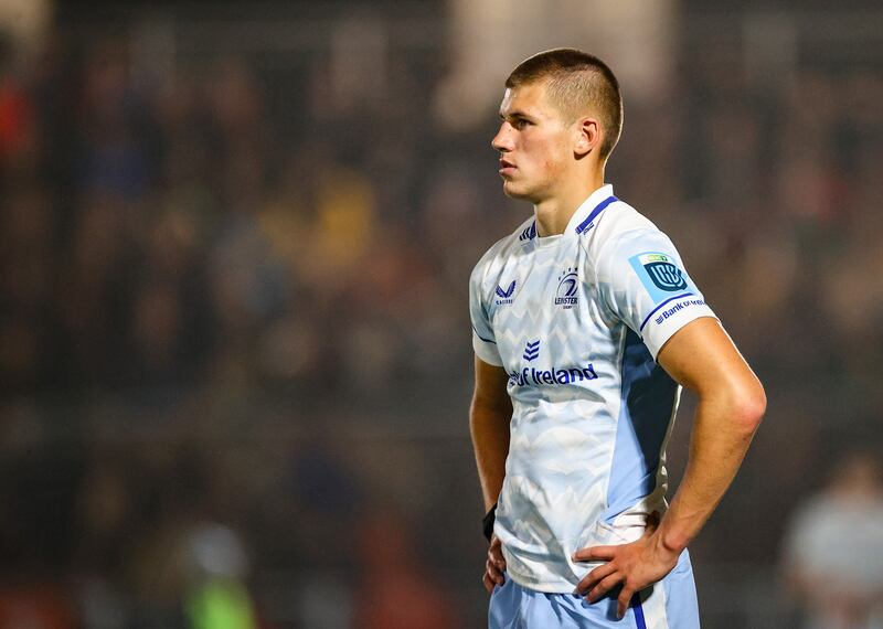Leinster's Sam Prendergast. Photograph: Billy Stickland/Inpho