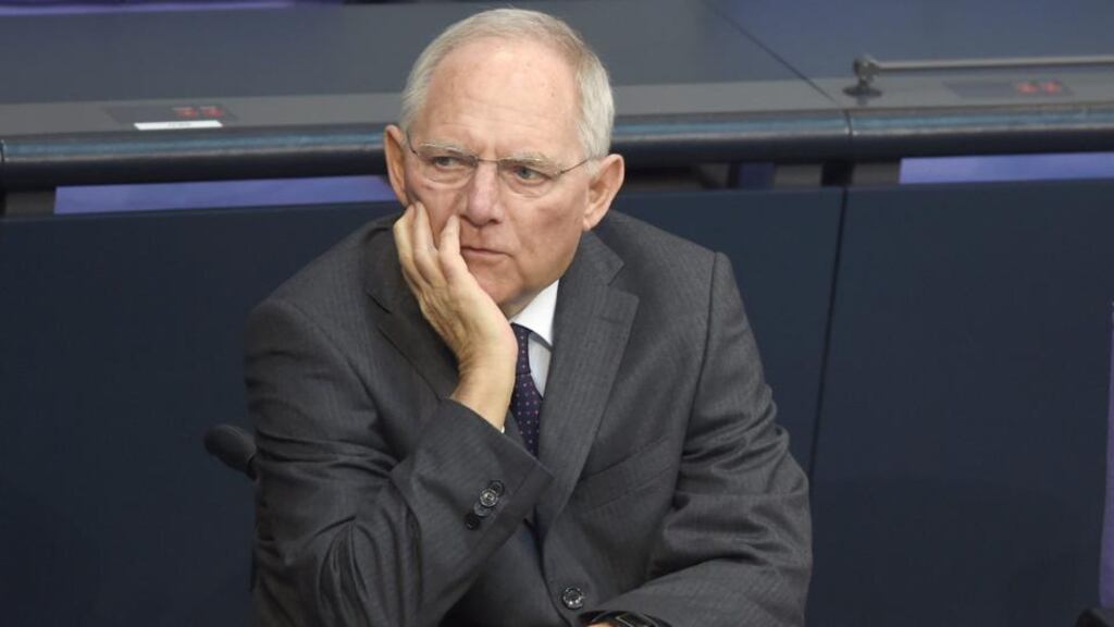 German Finance Minister Wolfgang Schaeuble has told a German newspaper he was sure the Greek government would be able to fulfil the conditions attached to its bailout. Photograph: EPA