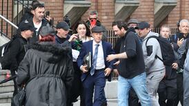 US student gets sucked into Dáil mob confrontation on first day as political intern