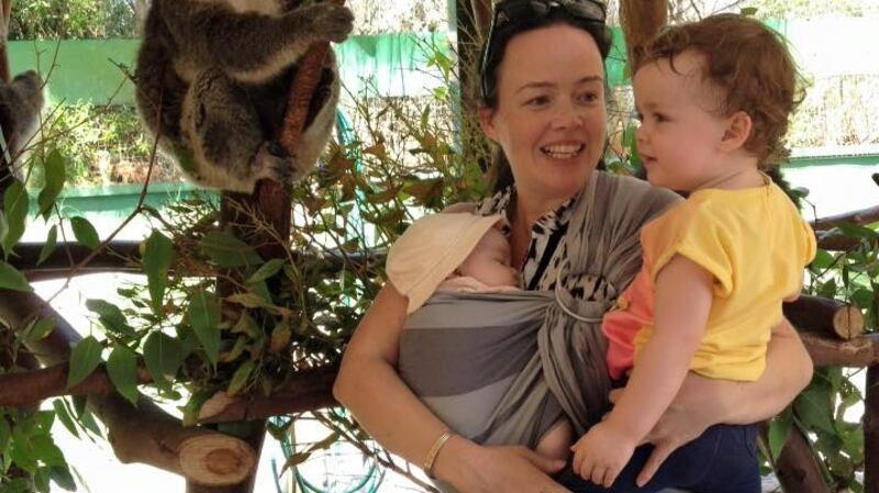Alicia Butler with her daughters, Annie and Alice.