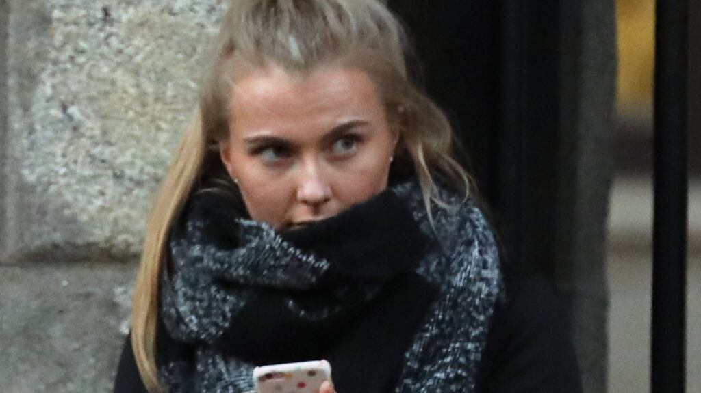 Ailbhe Cole, who suffered an ankle injury allegedly during hockey training has sued her former school for damages in the High Court. Photograph: Collins Courts.