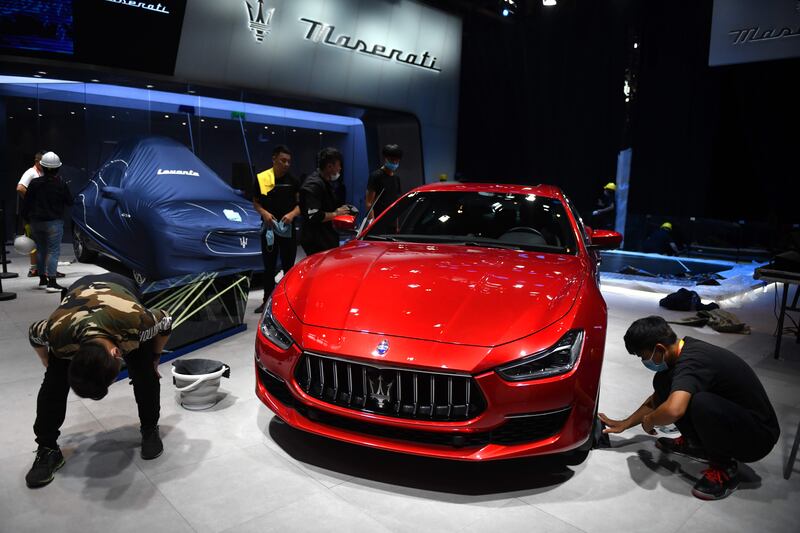 Maserati continues to lose money and continues to underperform in sales terms relative to rival brands. Photograph: Greg Baker/AFP via Getty