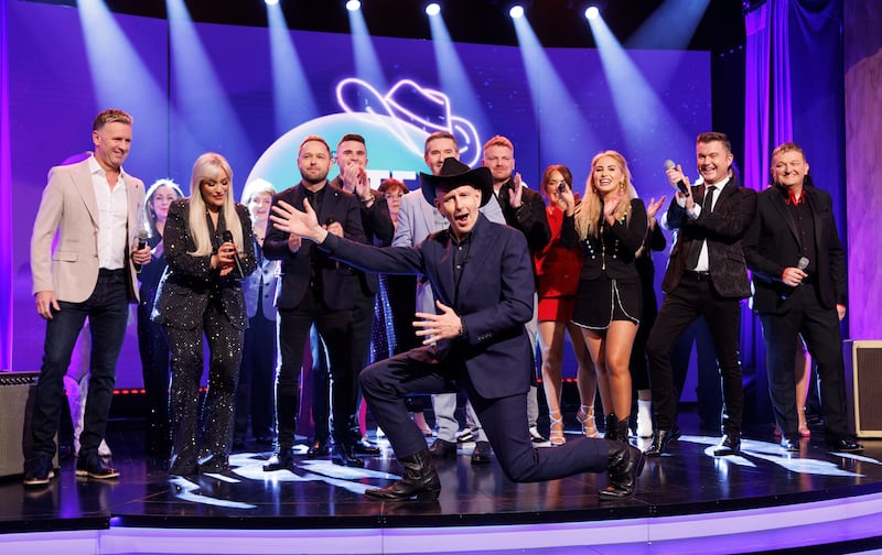 Patrick Kielty and guests on The Late Late Show Country Music Special. Photograph: Andres Poveda