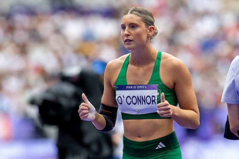 Kate O’Connor, currently ranked second in the pentathlon after breaking her own Irish record recently. Photograph: Morgan Treacy/Inpho