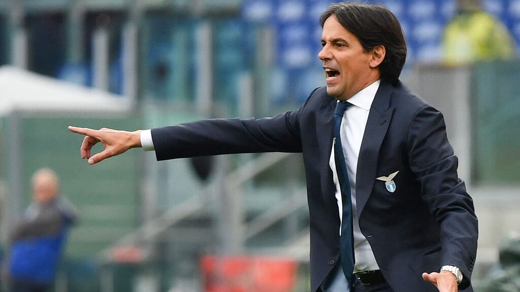 Simone Inzaghi has replaced Antonio Conte as Internazionale manager. Photograph: Alberto Pizzoli/Getty/AFP