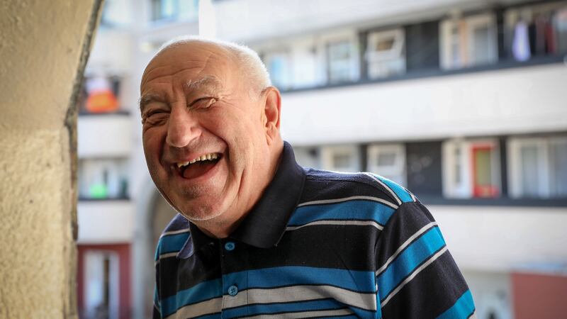 Christopher Carey, a resident of Oliver Bond Flats. Photograph: Crispin Rodwell