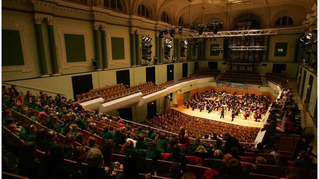 The title page of the printed programme for the RTÉ National Symphony Orchestra’s concert at the National Concert Hall on Friday has a banner headline “Towards 2022”. File photograph: Bryan O’Brien/The Irish Times