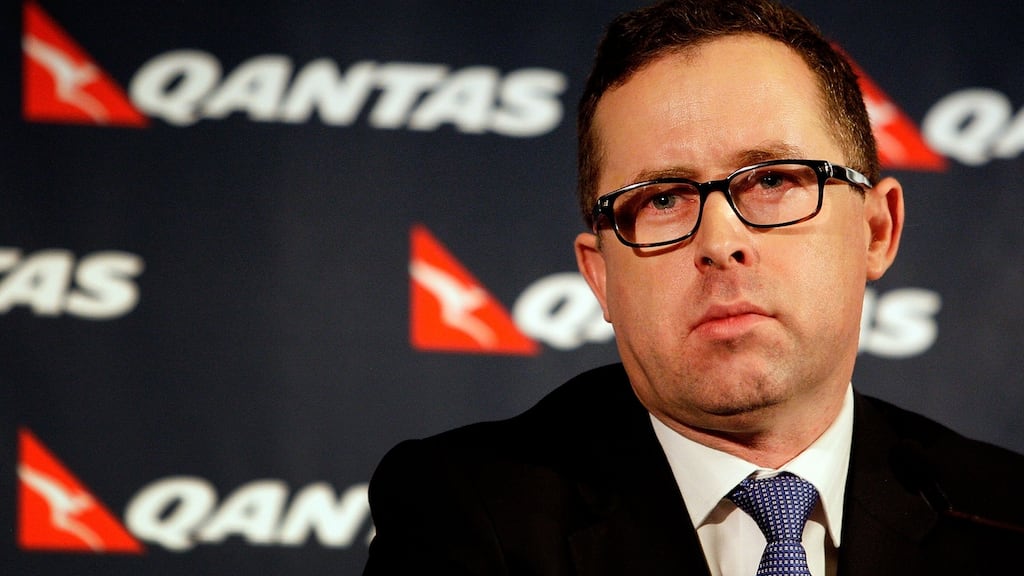 Qantas chief executive Alan Joyce has seen his pay packet almost double in the latest financial year. Photograph: Lisa Maree Williams/Getty Images