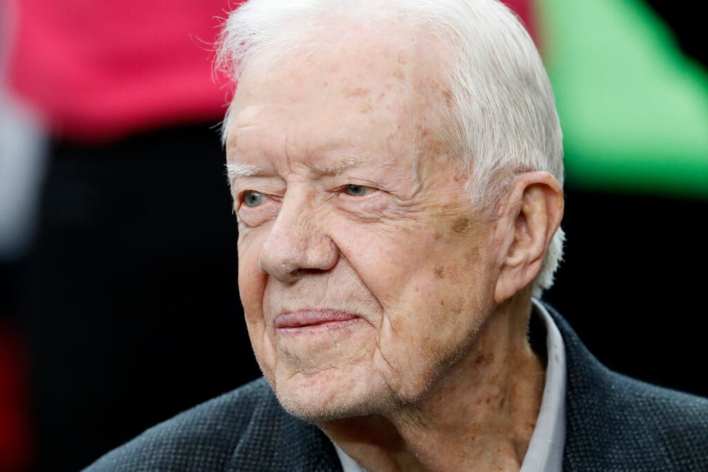 Former president Jimmy Carter, who has died aged 100. Photograph: John Bazemore/AP