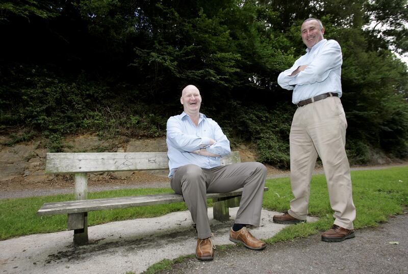 Kevin Hennessy and Ger Fitzgerald pictured in 2007. Photograph: Donall Farmer/Inpho