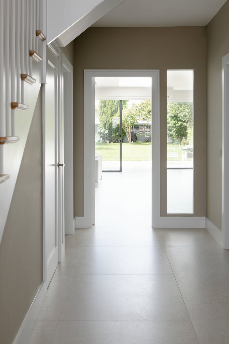 Sticking with a consistent palette throughout the house is a logical approach. Photograph: Ruth Maria Murphy