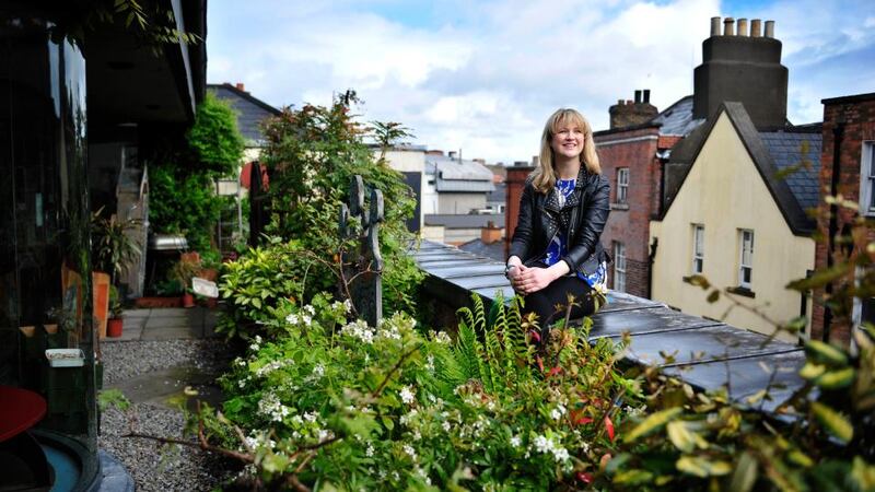 Orlaith Ross from Making Space, pictured on the Ark roof garden in Temple Bar, will be conducting secret garden tours in Dublin during the Bloom Fringe Festival