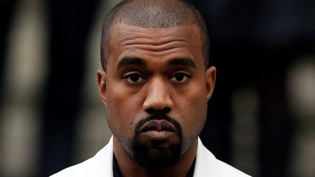 Kanye West: 'You don’t have to agree with Trump but the mob can’t make me not love him.' Photograph: Jonathan Brady/PA
