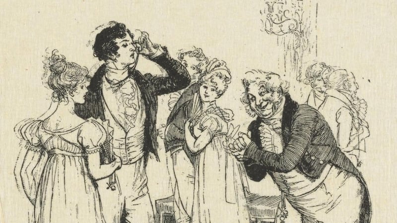 A Hugh Thomson illustration to an 1894 edition of Pride and Prejudice